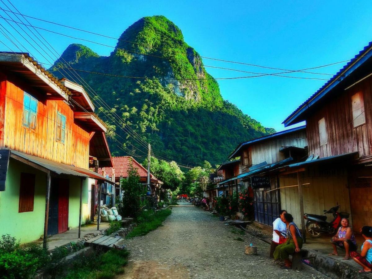 Riverview Bungalows & Gh Muang Ngoi Luaran gambar