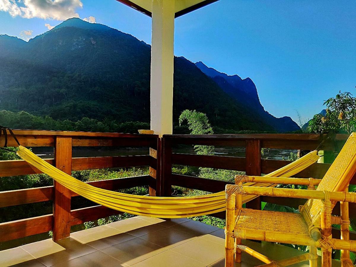 Riverview Bungalows & Gh Muang Ngoi Luaran gambar